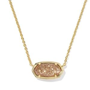 Kendra Scott Gold Oval Pendant 2025 limited edition Elisa